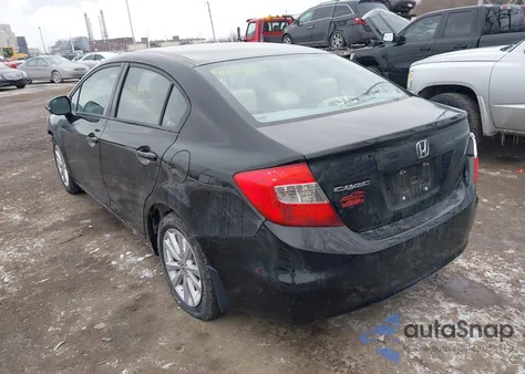 2012 Honda Civic Ex from USA, damaged, VIN 19XFB2F84CE056578